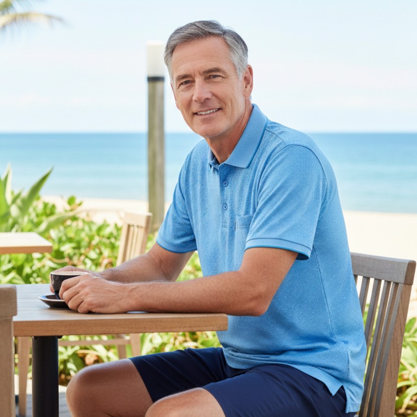 Label One Cotton Rich Polo Shirt